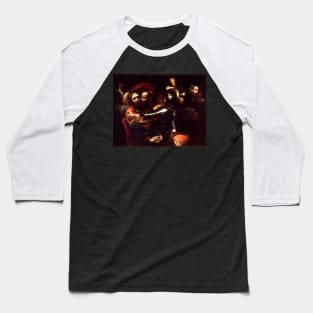 High Res Caravaggio The Taking of Christ Baseball T-Shirt